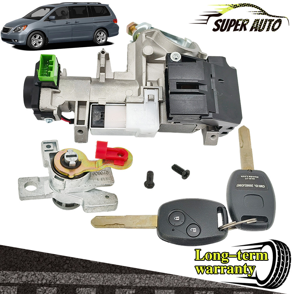 Ignition Lock Cylinder Switch with Two Keys for 2005-2010 Honda Odyssey