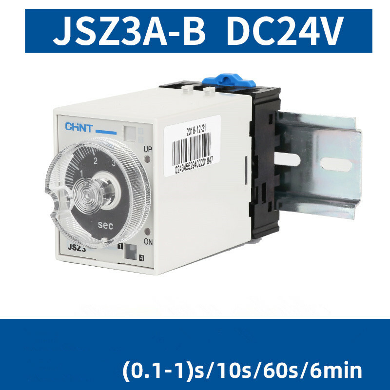 Time delay relay small power-off controller JSZ3A-B 24VDC 0.1-1s/10s/60s/6min