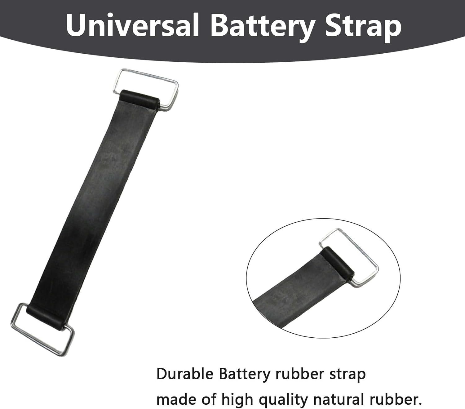 4 Pcs Battery Straps Motorcycle Battery Tie Down Strap Battery Hold Down Strap U
