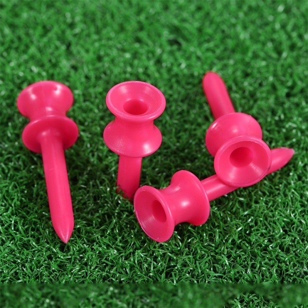 Pack of 100Pcs Plastic Assorted Step Down Golf Castle Tees Height Control 41mm