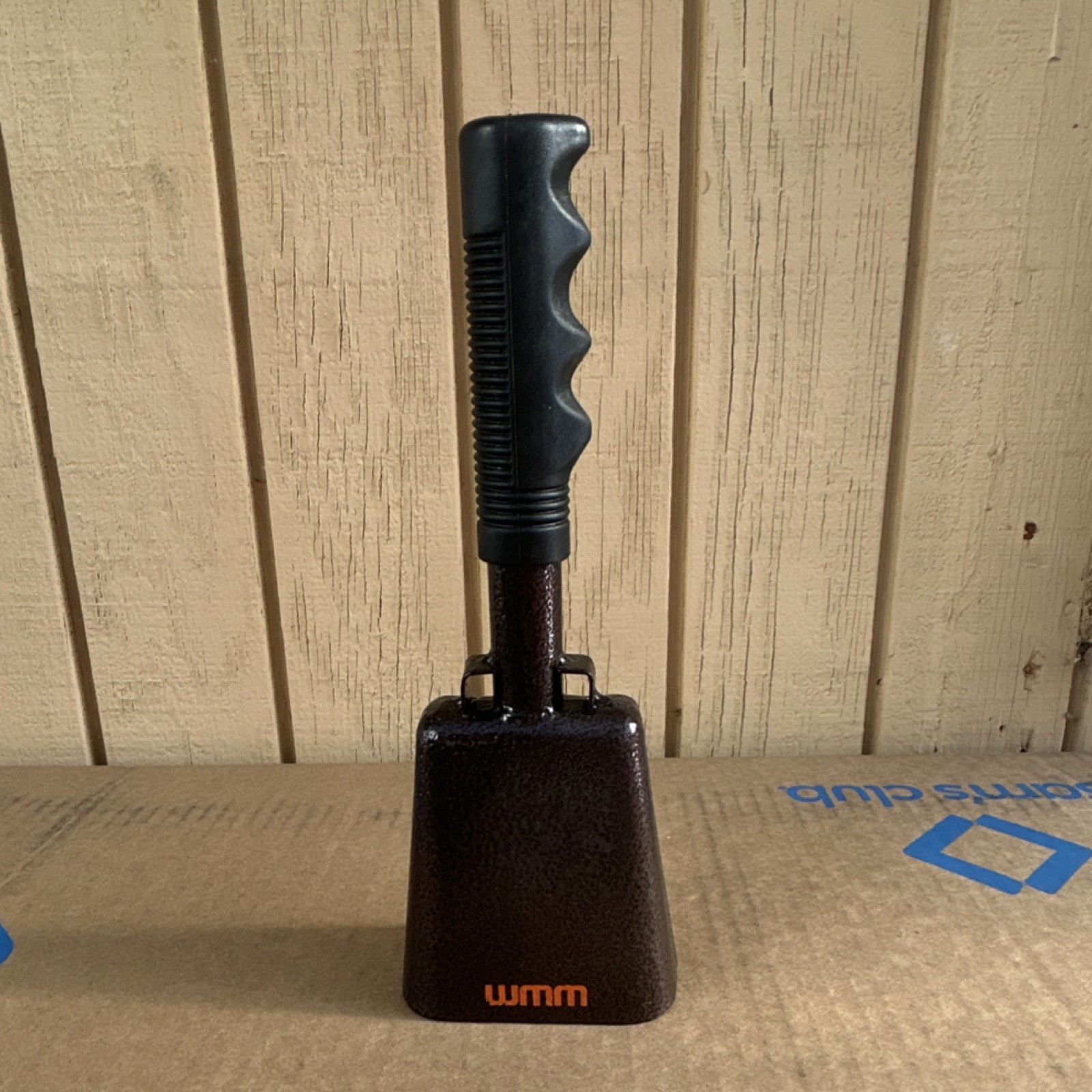 wmm Metal Cowbell Percussion Instrument with Ergonomic Handle