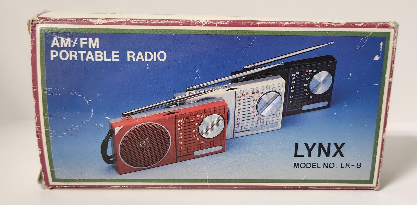 Vintage Lynx AM/FM Portable Radio (Model LK-8) – Made in Hong Kong