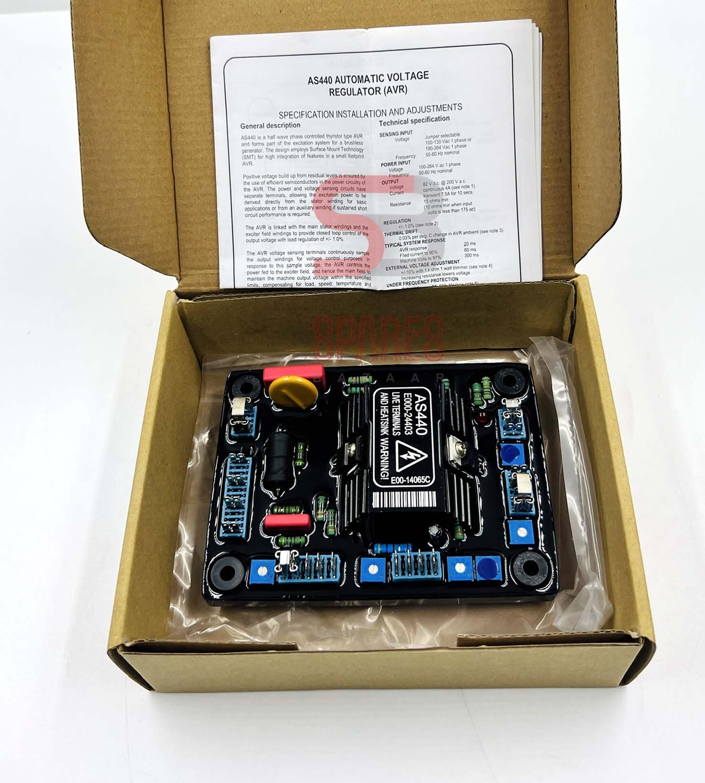 Stamford AS440 AVR, Automatic Voltage Regulator