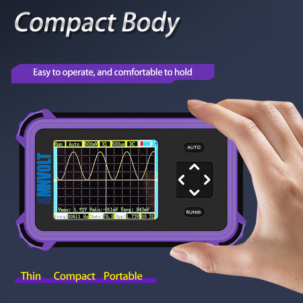 PDS833 Handheld Digital Oscilloscope Bandwidth 1Mhz Dual Channel Oscilloscope