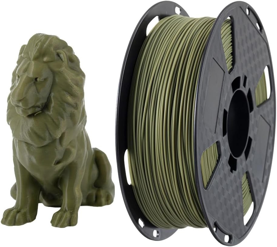 Max PLA Filament Army Green 1.75Mm 1KG 3D Printer Filament FDM 3D Printing Mater