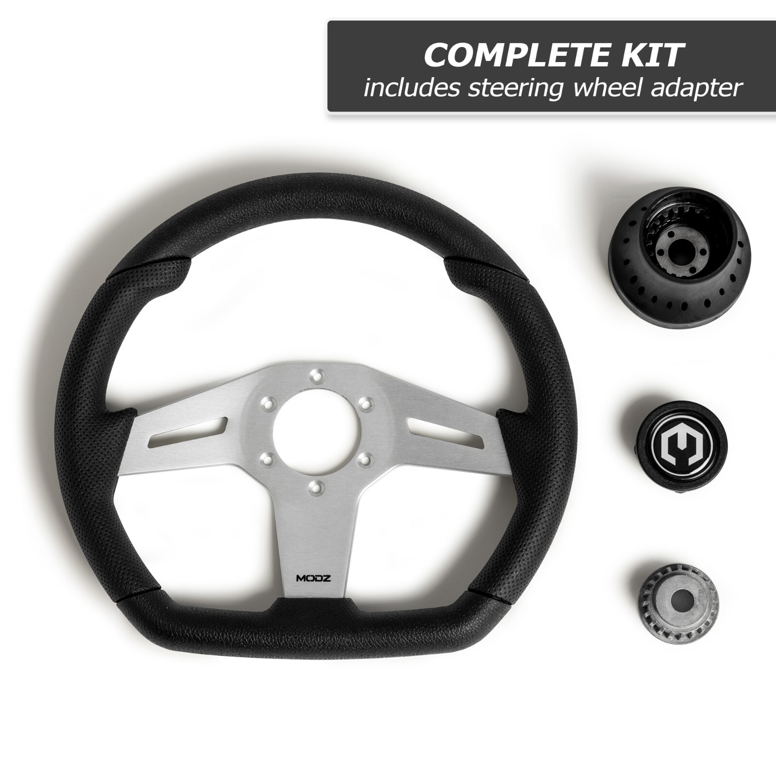 MODZ Barton Golf Cart Steering Wheel with Adapter - Choose Model