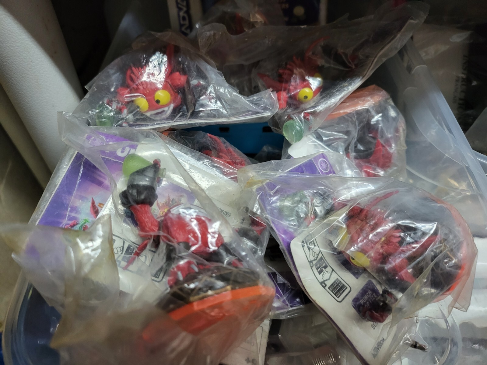 10 LOT NEW Skylanders Giants Punch Pop Fizz Game Piece W/Stickers & Promo Card