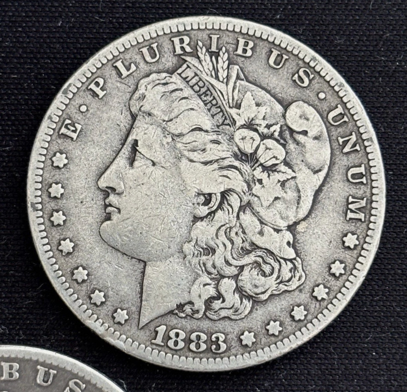 1883-S Vintage Liberty Head 90% Silver Morgan Dollar SF Mint Coinage