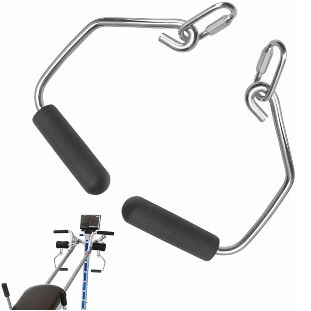 Open Ended Chrome Grip Handles Replacement Fits Total Gym Home Workout Machines