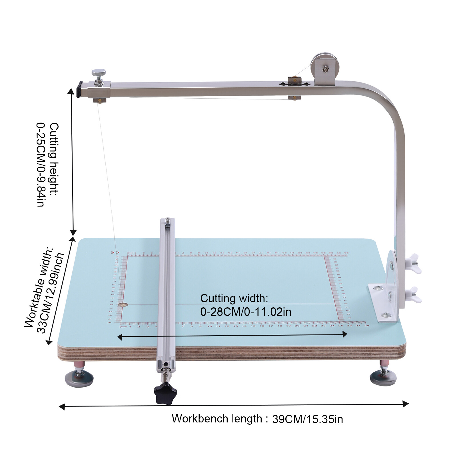 72W Hot Wire Foam Cutter Working Table Tool Sponge Styrofoam Cutting Machine New
