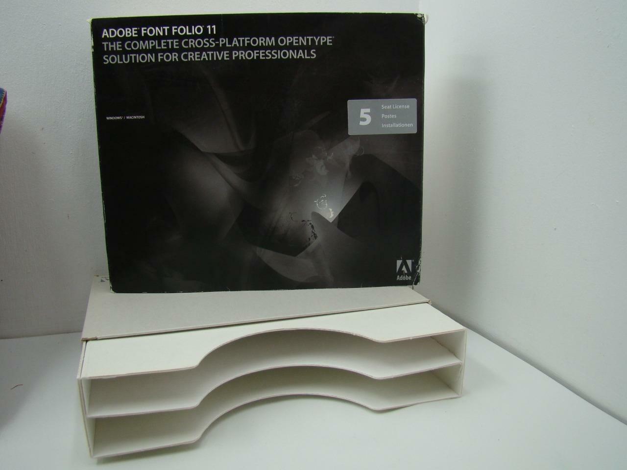 ADOBE FONT FOLIO 11 EMPTY BOX