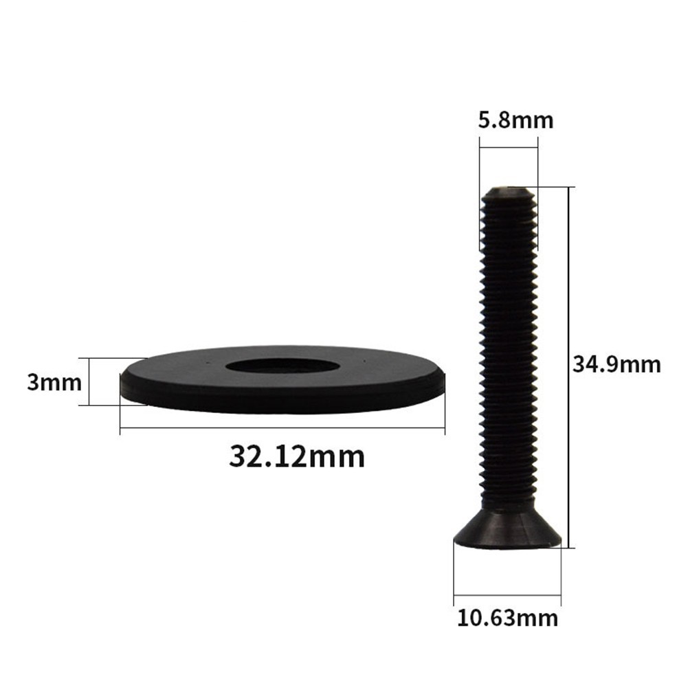 Superior Quality 3K Carbon Fiber Cap with Titanium Screws Easy Installation