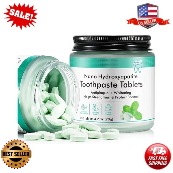 150pcs Nano Hydroxyapatite Toothpaste tablets , oral care toothpaste For Travel