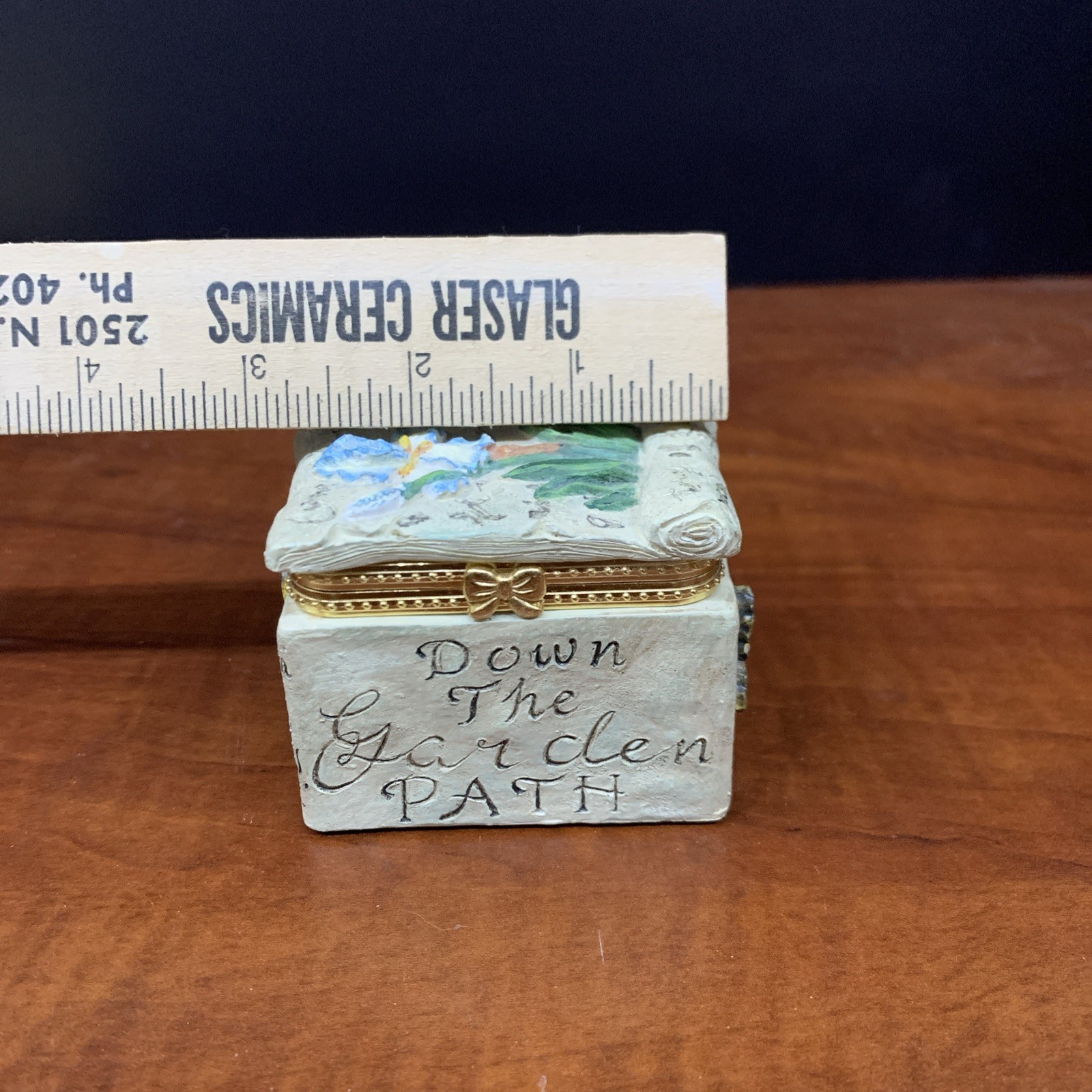 Trinket Box Garden Flowers Theme