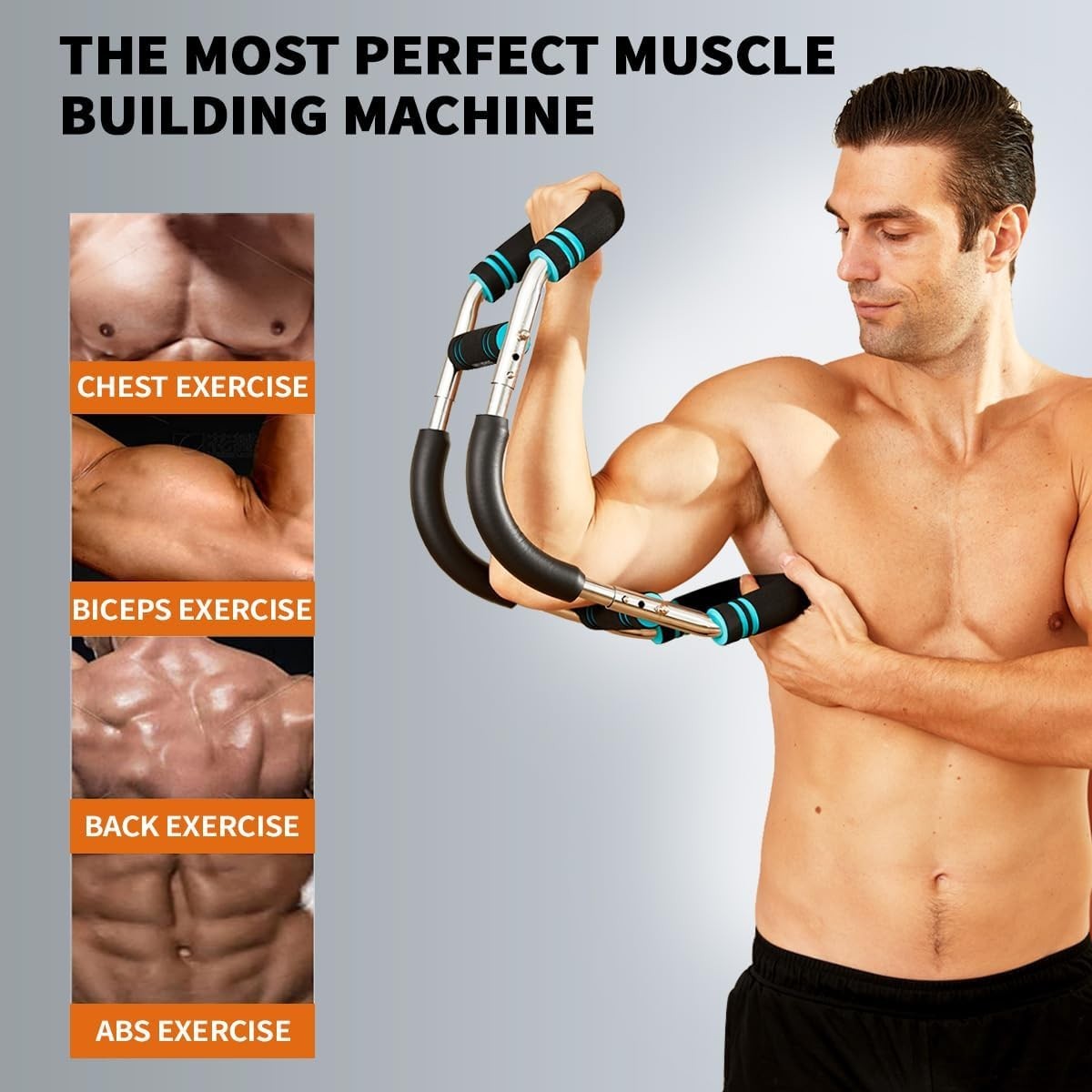 Twister Arm Trainer Adjustable Chest Expander Upper Body Forearm Triceps Workout