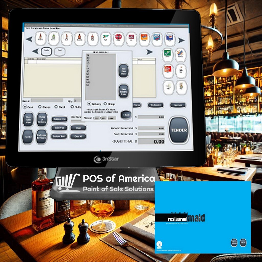 Restaurant Maid 3nStarAIO Fanless POS System J6412 8GB RAM 240GB SSD WIN11