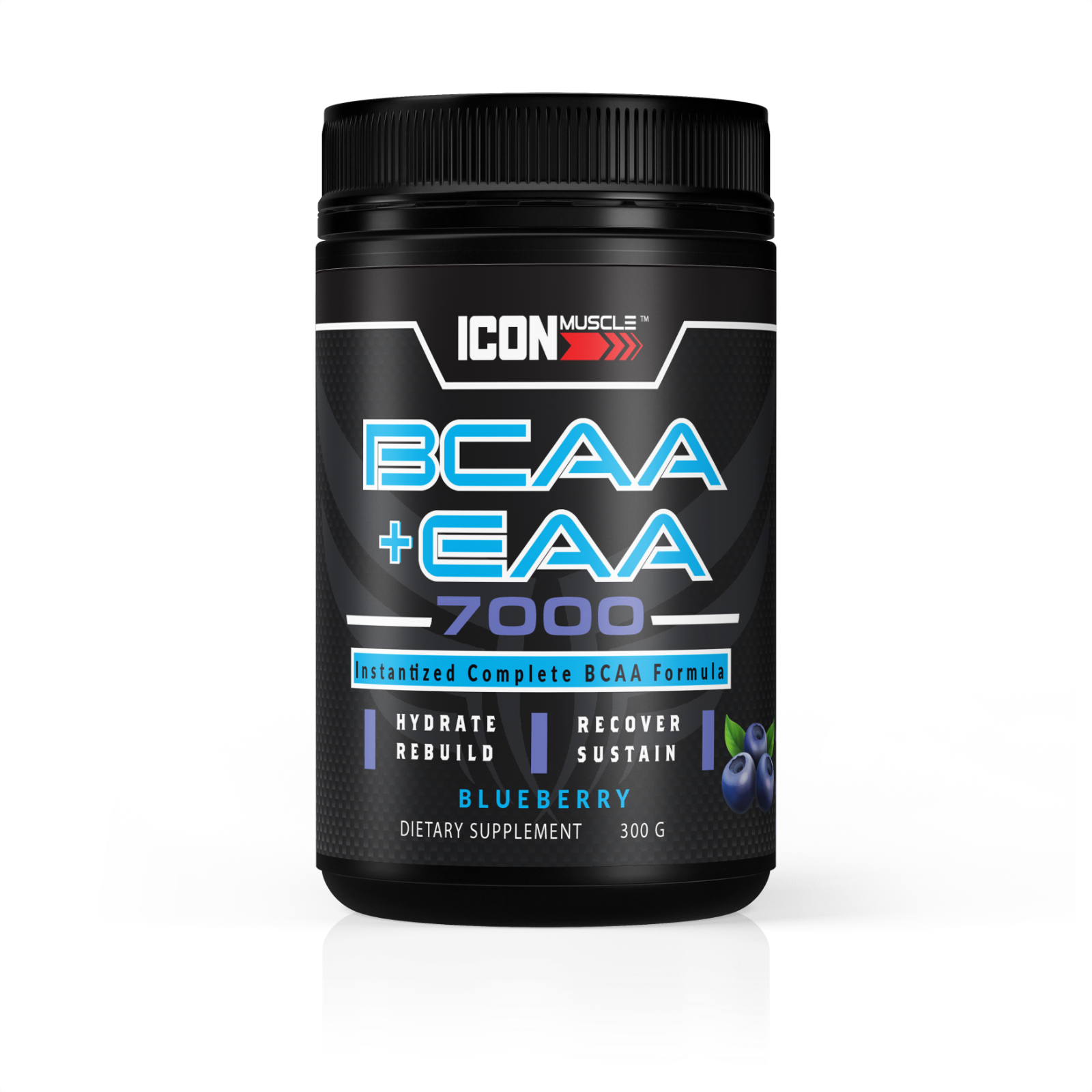 Icon Muscle BCAA+EAA Amino Acid Powder Intra Post Workout