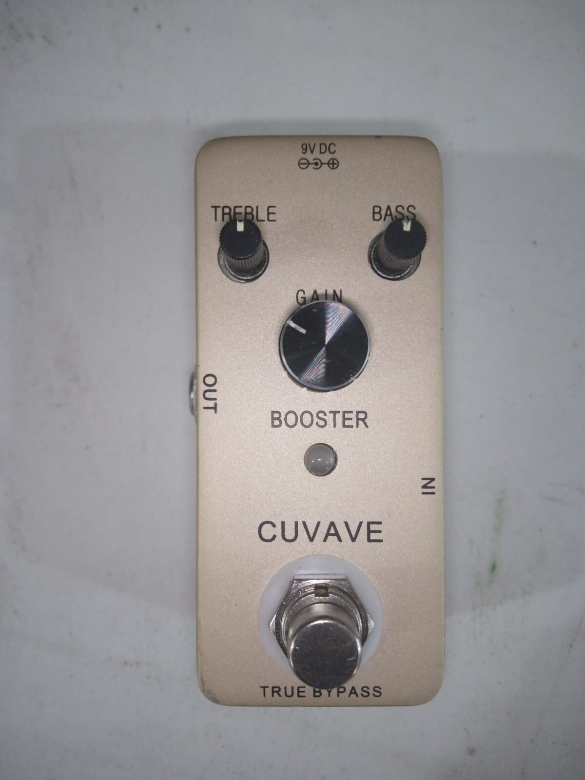 CUVAVE Pure Booster 2-Band EQ True Bypass Booster Guitar Effect Pedal
