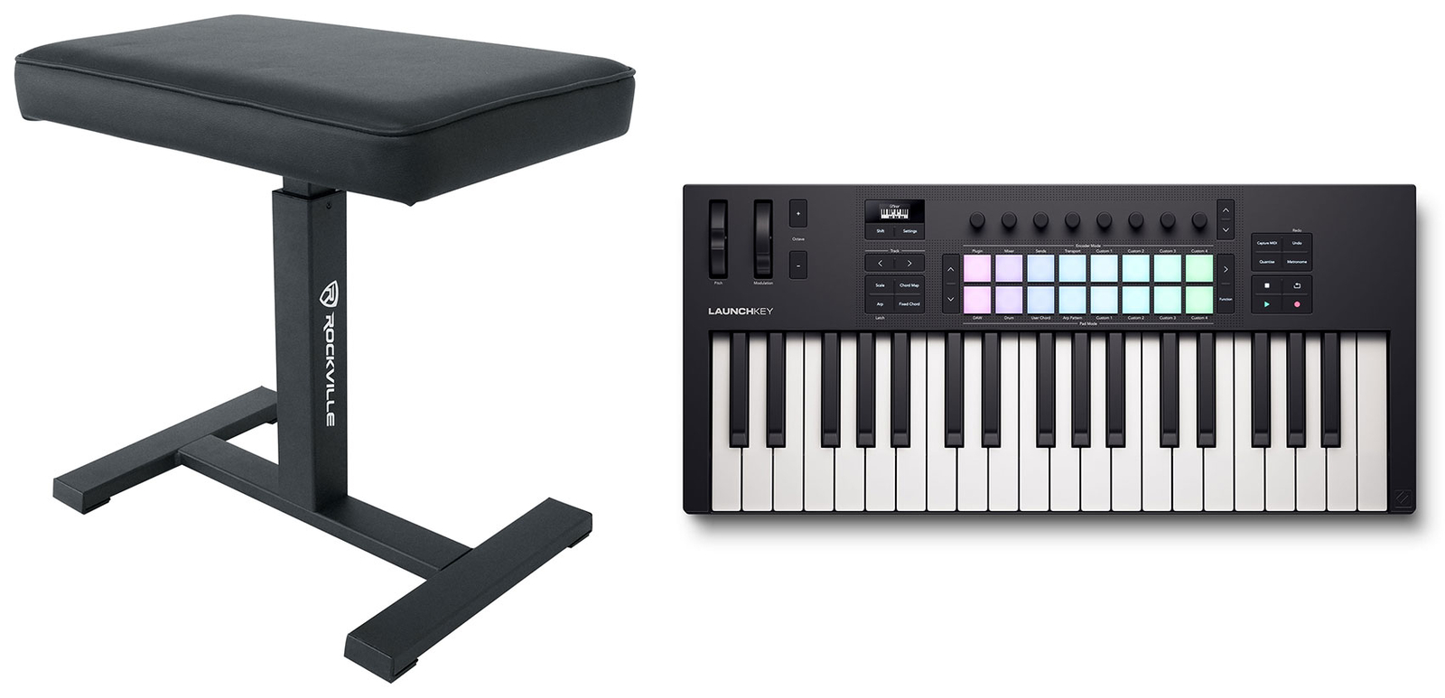Novation LAUNCHKEY 37 MK4 37-Key USB MIDI Ableton Live Keyboard Controller+Bench