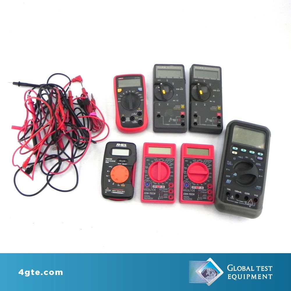 GTE MLBM - AS IS Miscellaneous Lot of Broken Multimeters