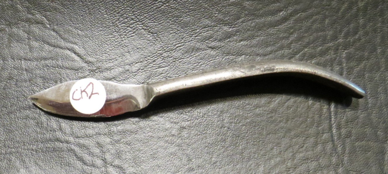 carving knife wood 4.5 " hand made high carbon steel ck 1