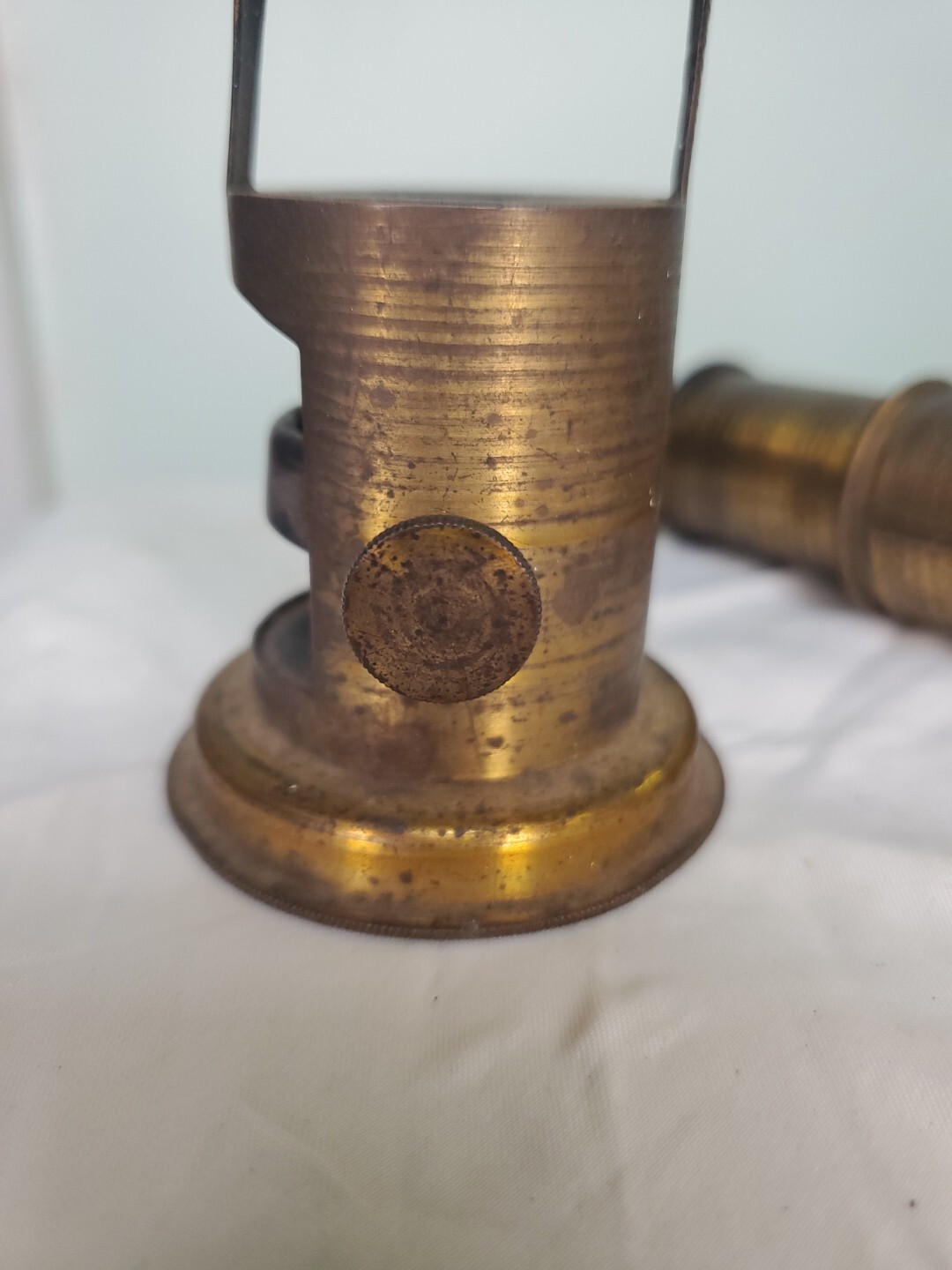 Antique Brass Field Microscope