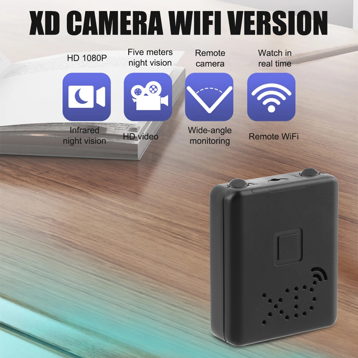 Wireless Camera Wifi IP Home Security 1080P HD Night Vision Small Camera Motion