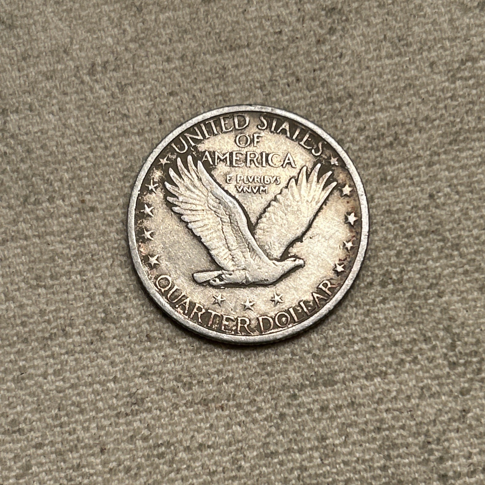 1924 Standing Liberty Silver Quarter AU TL