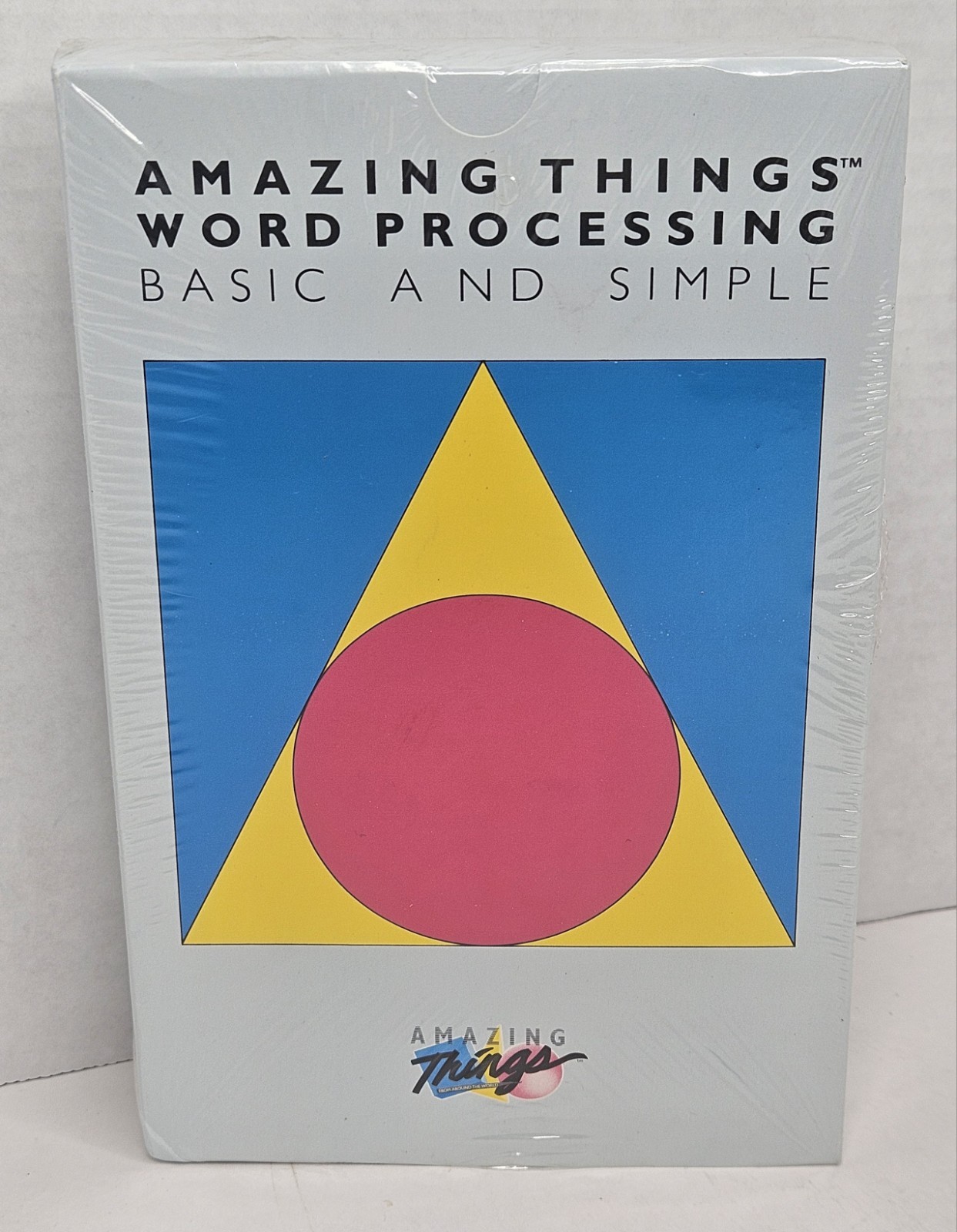 Vintage Amazing Things Word Processing Basic and Simple IBM Software Sealed NOS