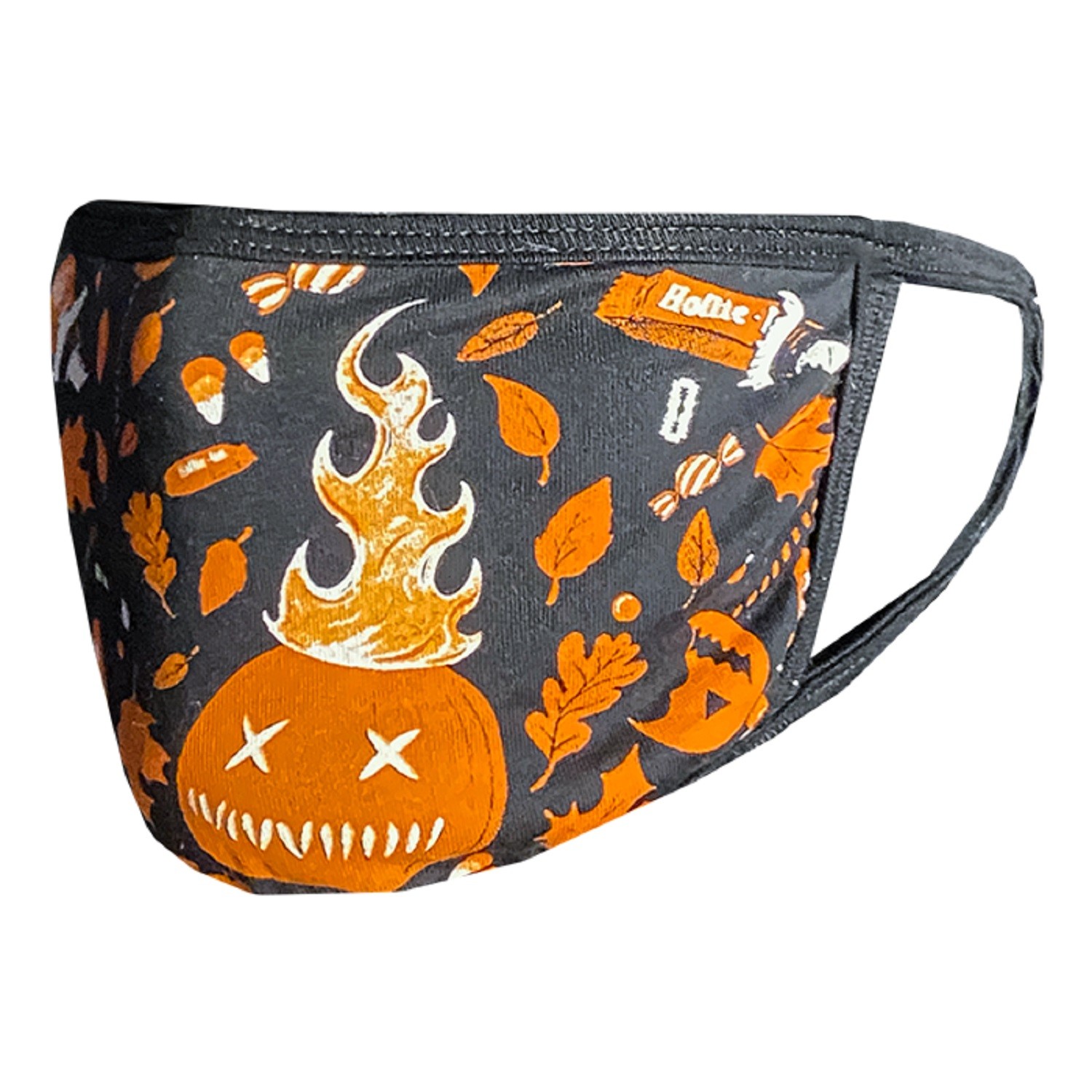 Seasons Greetings Face Mask Trick Treat Fancy Dress Halloween Costume Accessory