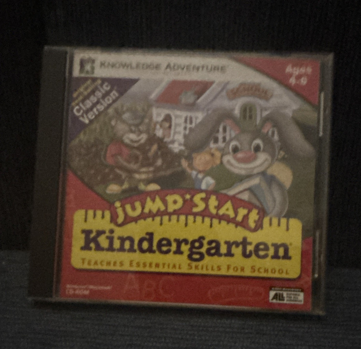 JumpStart Kindergarten Classic Version Early Learning Windows PC CD-ROM Ages 4-6