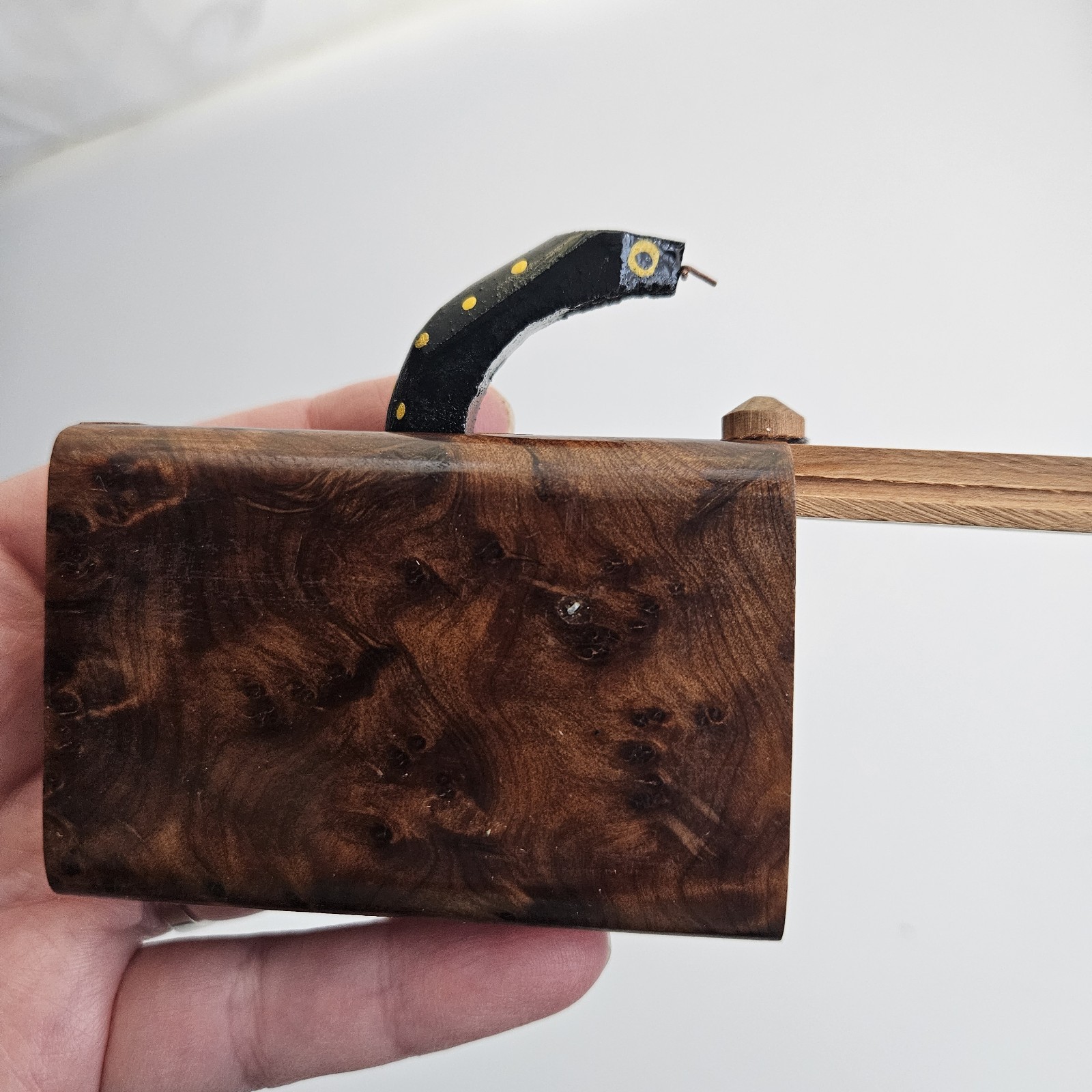 Moroccan Snake Prank Wood Box Trick Toy