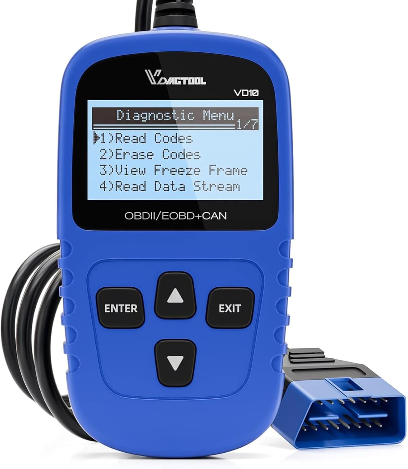 VD10 Automotive OBD2 Scanner Code Reader Car Check Engine Fault Diagnostic Tool