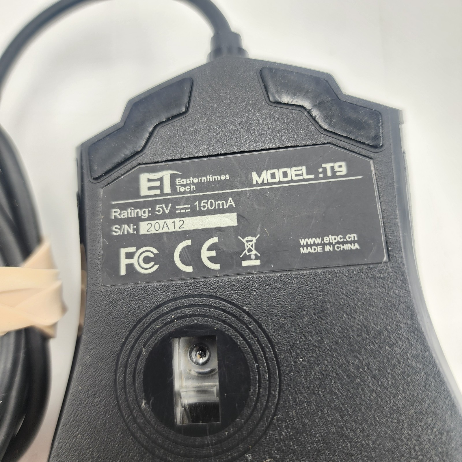 ET Easterntimes Tech T9 Gaming Lighted Wired Mouse USB *tested