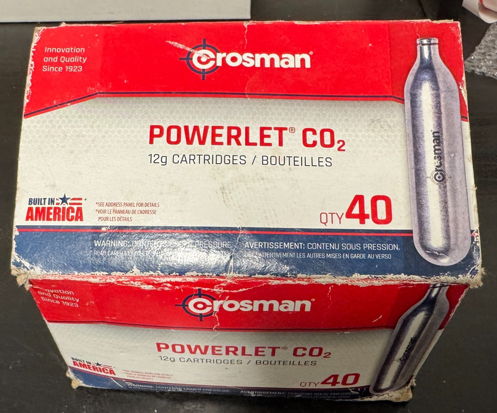 Crosman Powerlet CO2 12g Cartridges 39 in pack