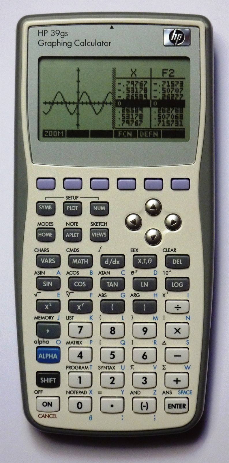 New Original HP 39gs scientific CIENTIFICA Graphing Calculator with cable