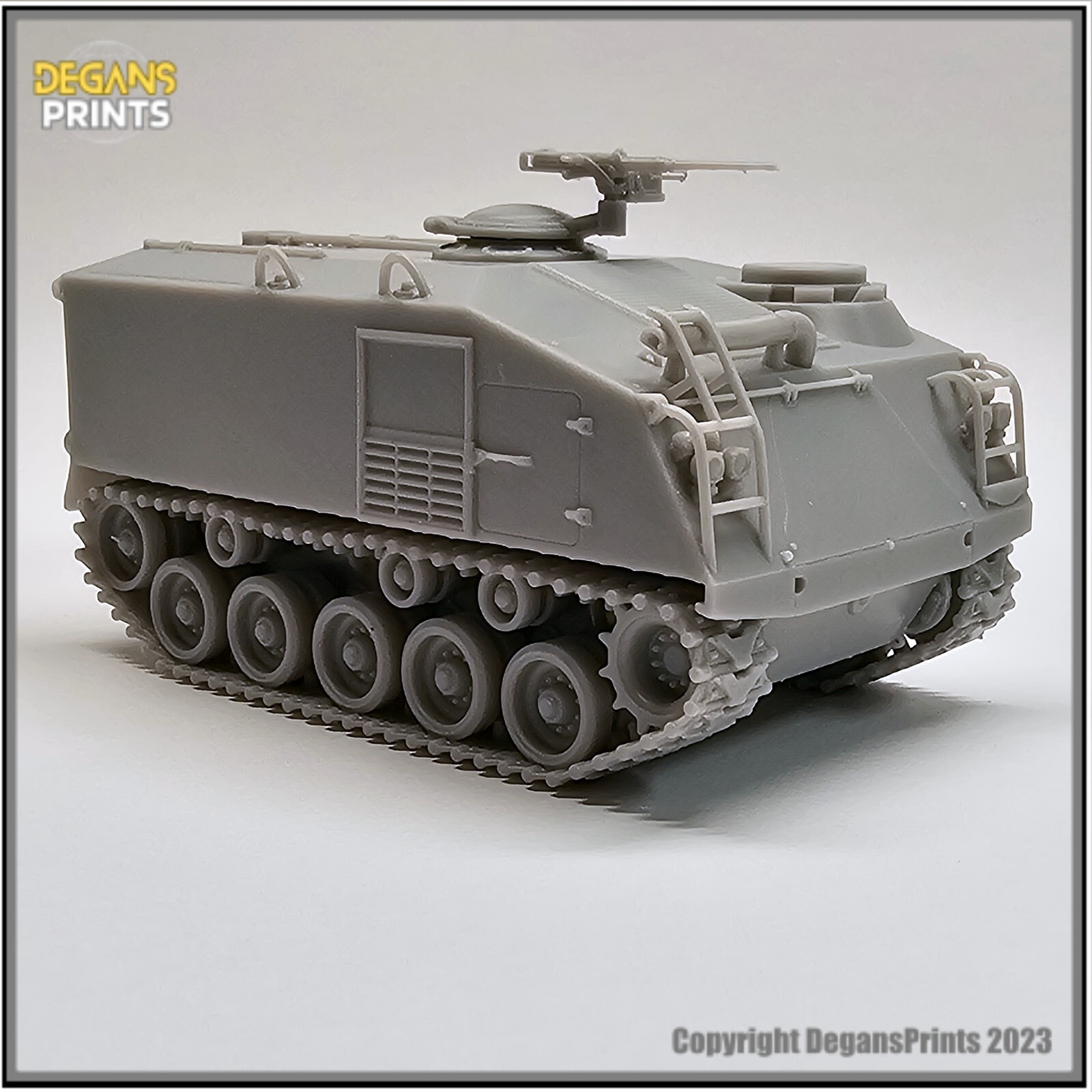 M75 APC  Model tank wargame WW2 Bolt Action 1/56 1/50 1/48.