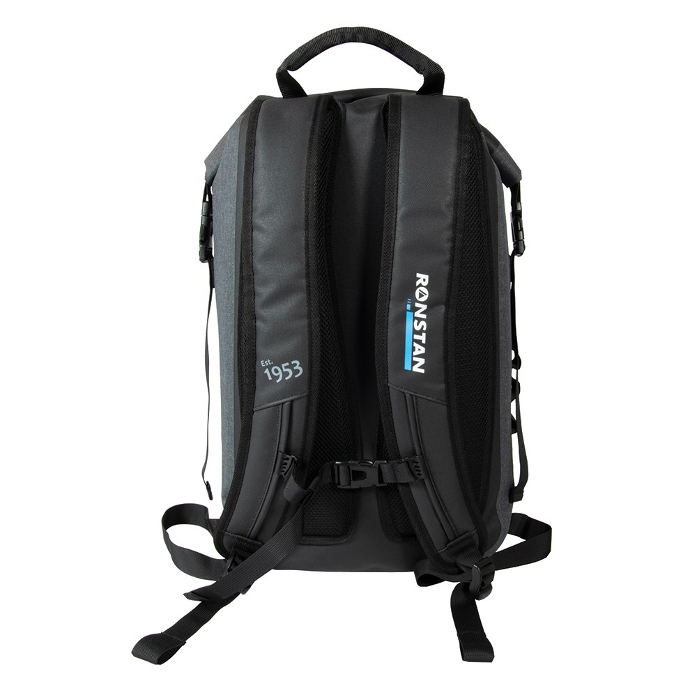 Ronstan Dry Roll-Top Backpack, 30L – Black & Grey
