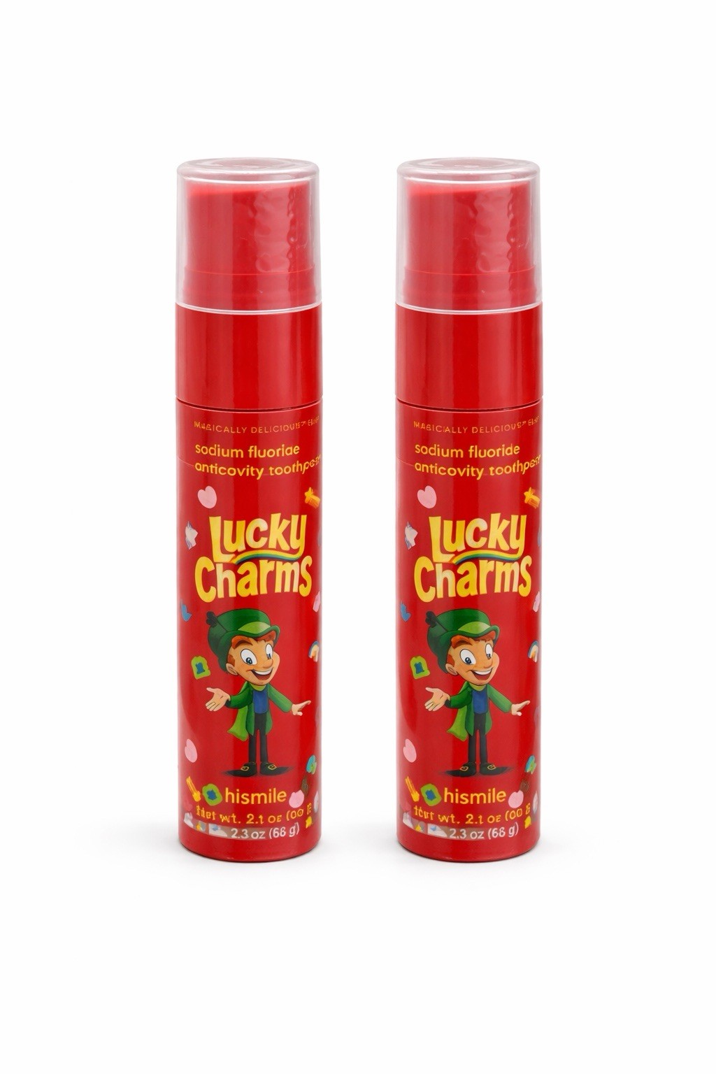 Hismile Lucky Charms Magically Delicious™ Cereal Flavor Toothpaste, 2.1 oz Each