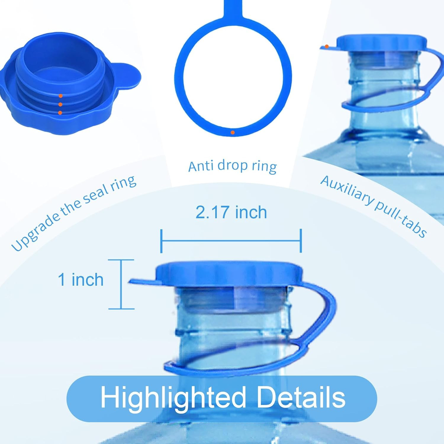 3 PCS Water Jug Cap for 55Mm Water Jug