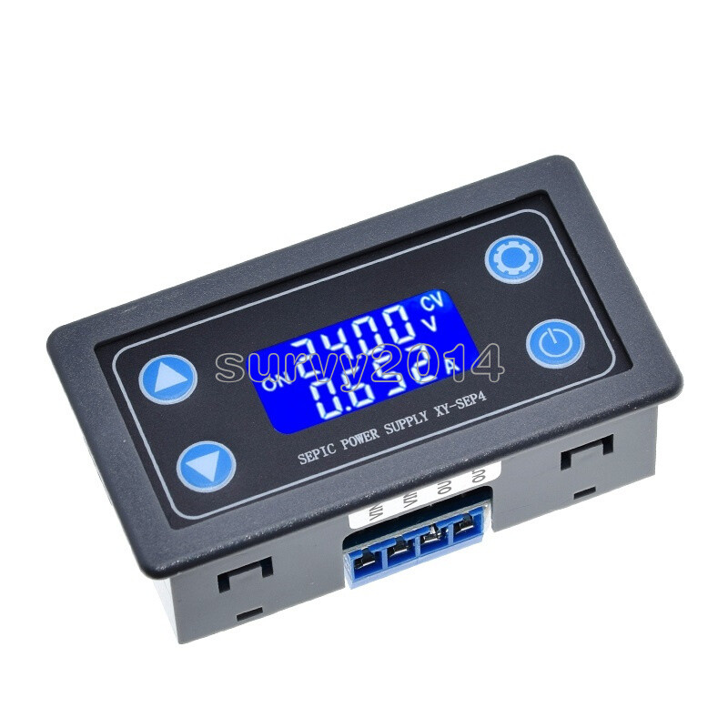 LCD Adjustable Auto DC-DC Buck Boost Power Supply Module Constant Volt DC5.0-30V