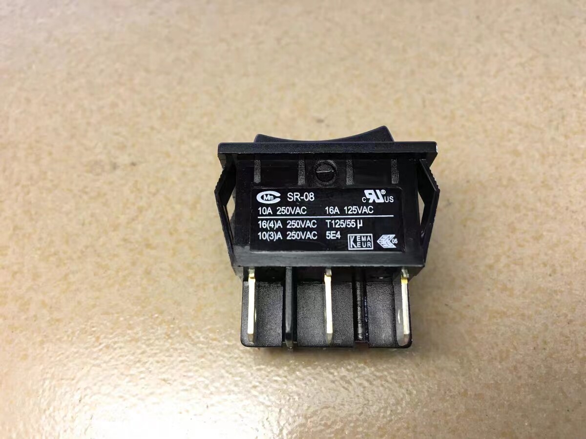 1PC  three speed power switch T125/55 SR-08 ship type switch 16A 250V