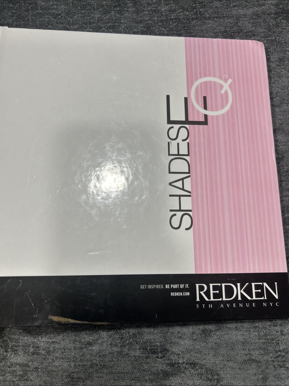 Redken Shades EQ cream Hair Color Swatch Book Cream & Shades cover plus hair