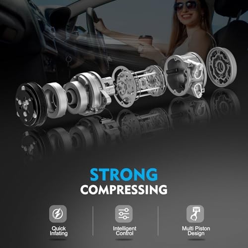 Universal A/C Compressor with Clutch (6 Grooves(SD-7))