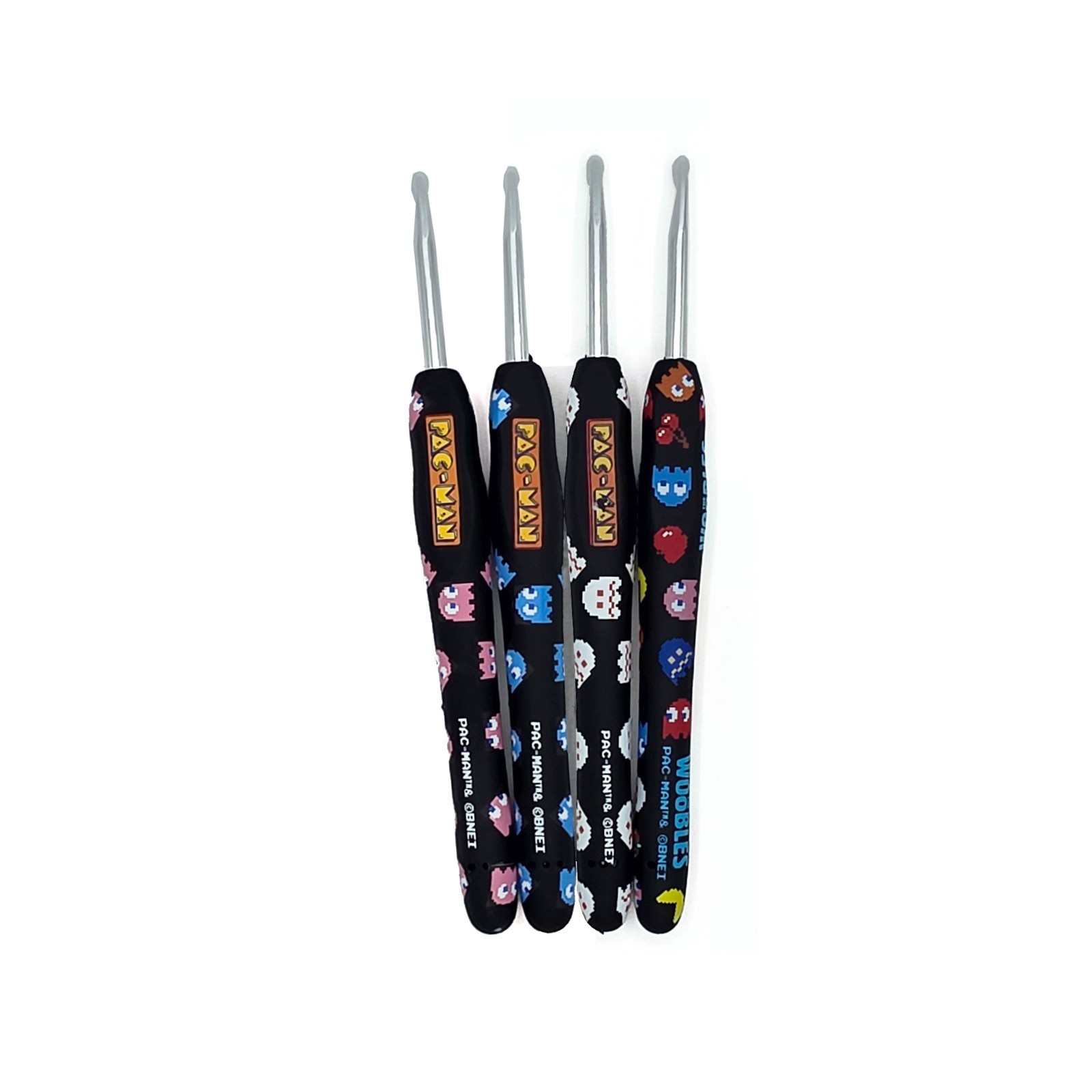 Woobles Limited Edition Pac-Man 4mm Crochet Hooks • NEW • PICK YOUR FAVORITE!!