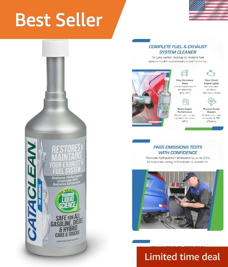 Alcohol-Based 16oz Fuel and Exhaust System Cleaner - Safe and Effective Solution