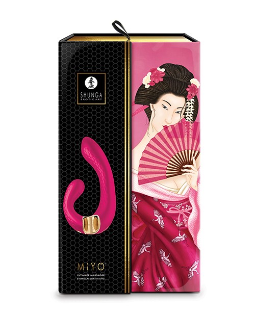Shunga Miyo Intimate Massager Raspberry