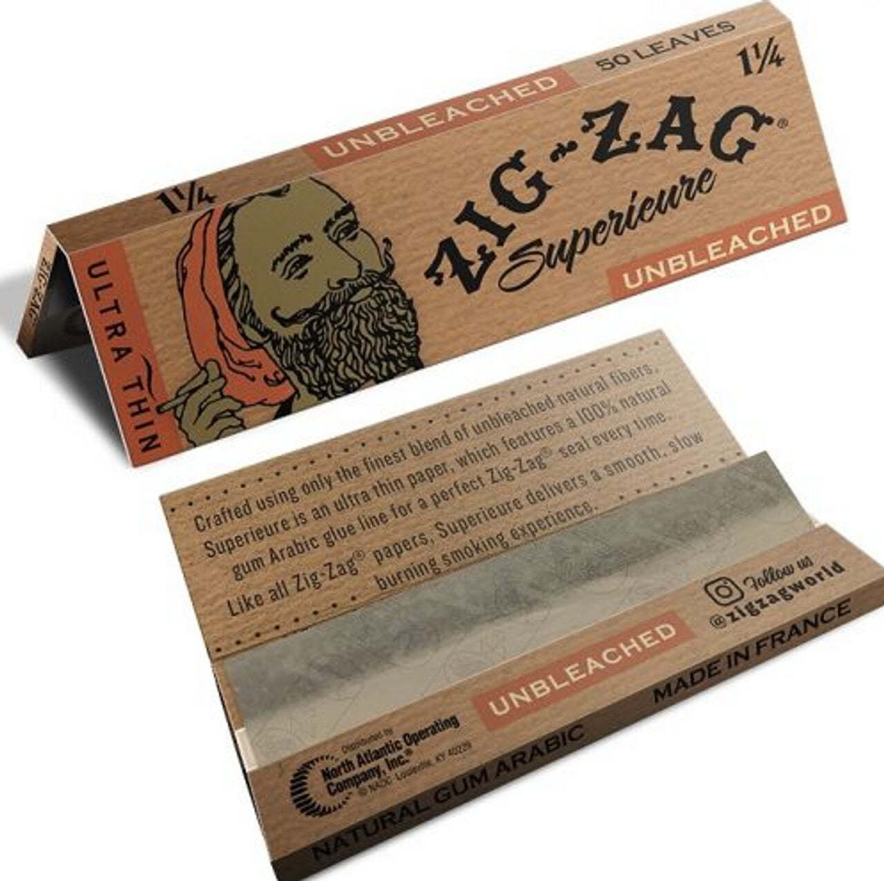Zig Zag Supericure Unbleached King Slim