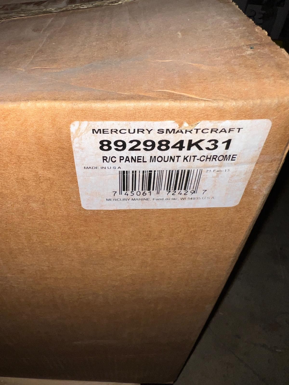 Mercury 892984K31 OEM SmartCraft DTS Panel Control Kit Verado L4 L6 See Details