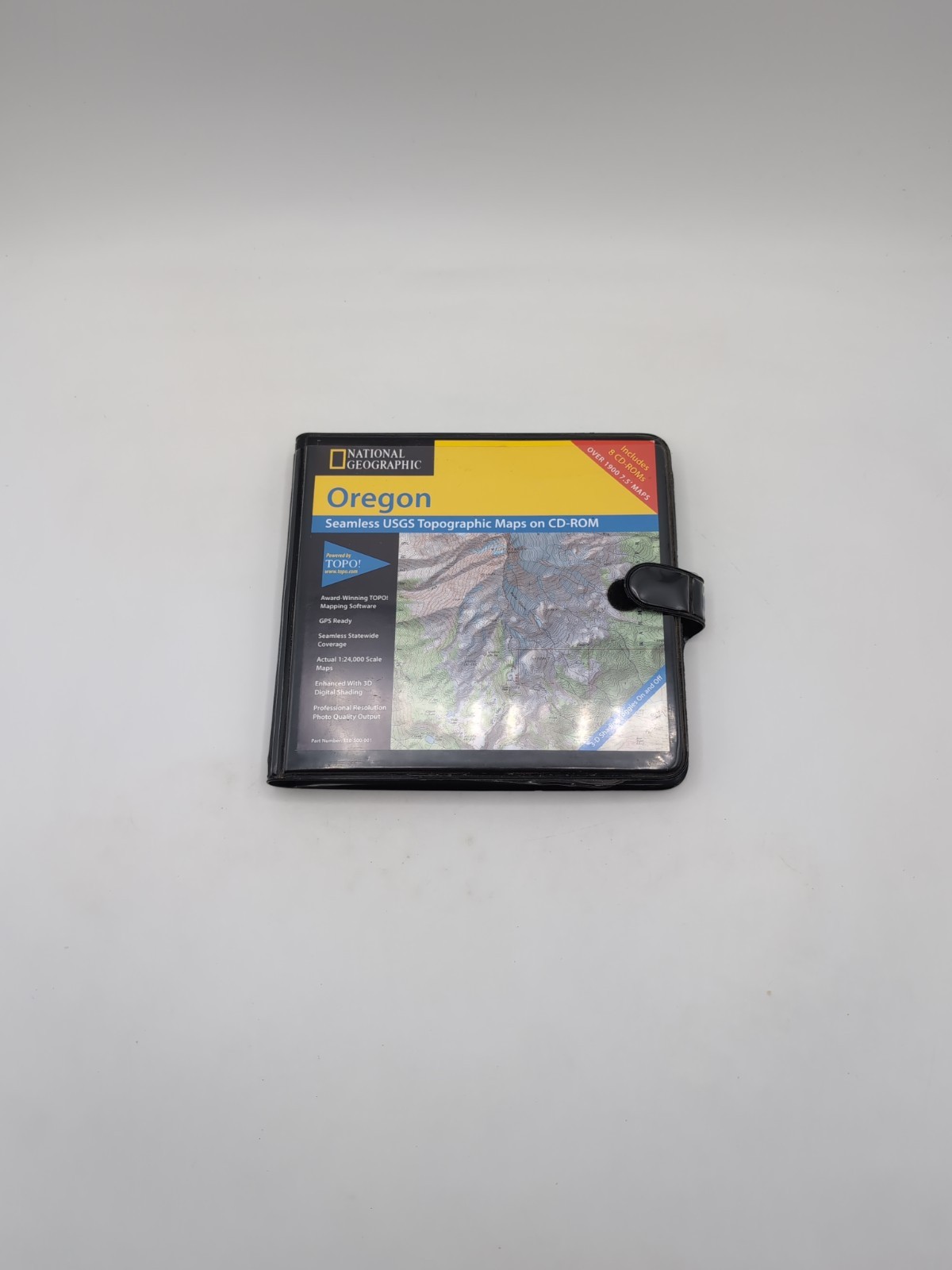 National Geographic TOPO USGS Oregon Topographic Maps 7 out of 8(missing 1 disc)
